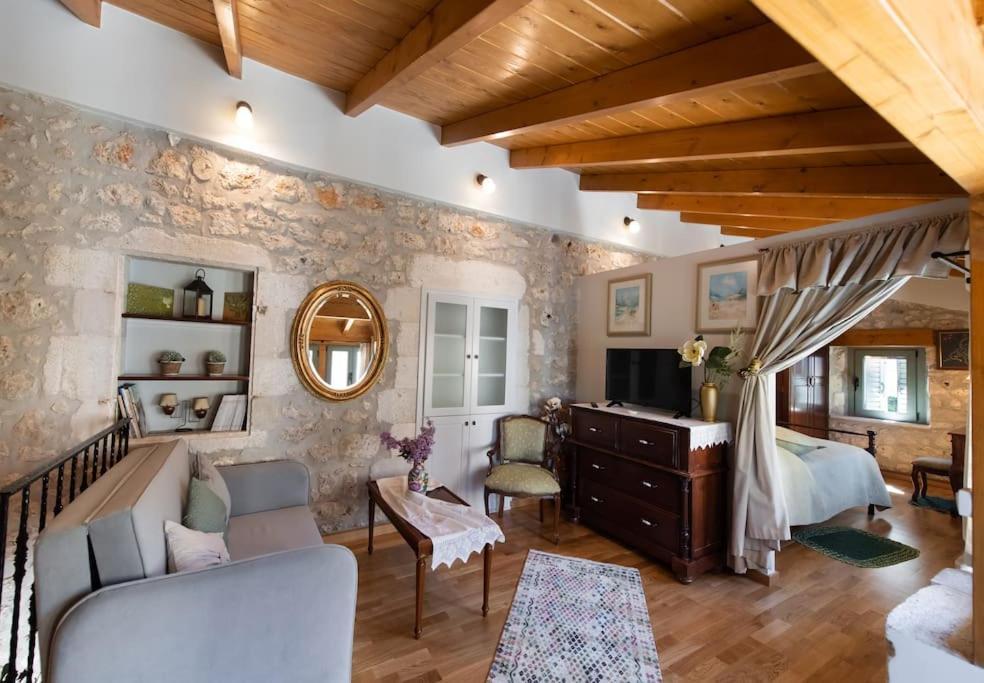 La Casa Di Bella A Tradional Stone House With Barbecue Villa Karia  Exterior photo